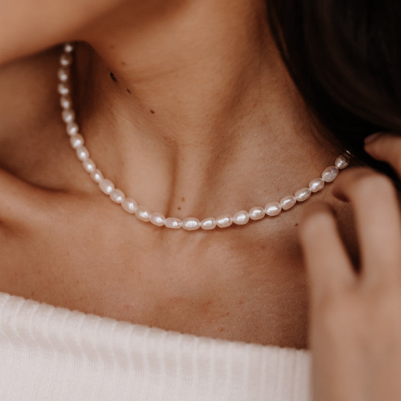 Alyssa Small Pearl Choker Necklace