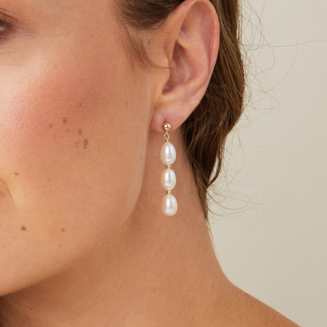 Cleo Stud Drop Earrings