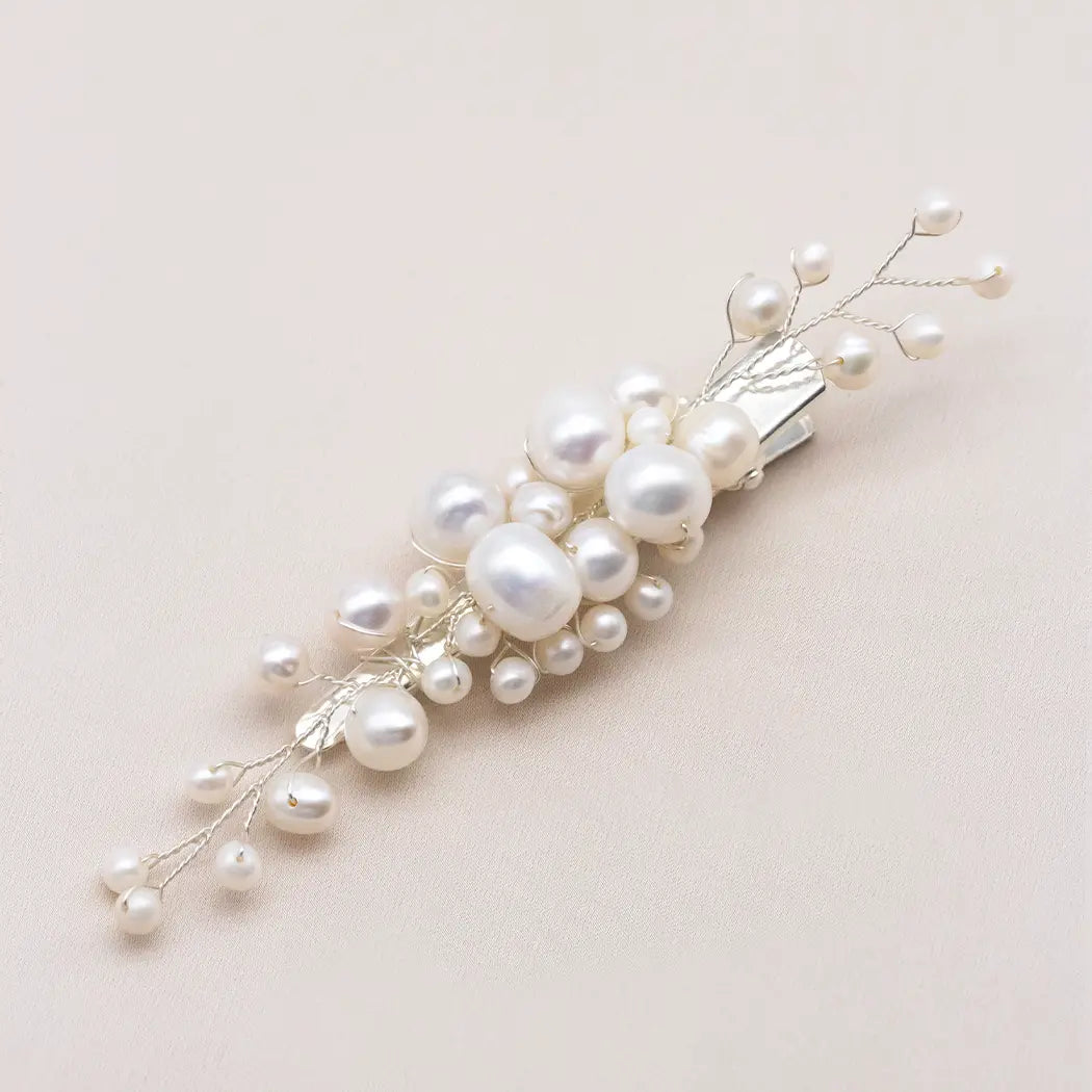 Bridal Party Pearl Hair Accessories Set