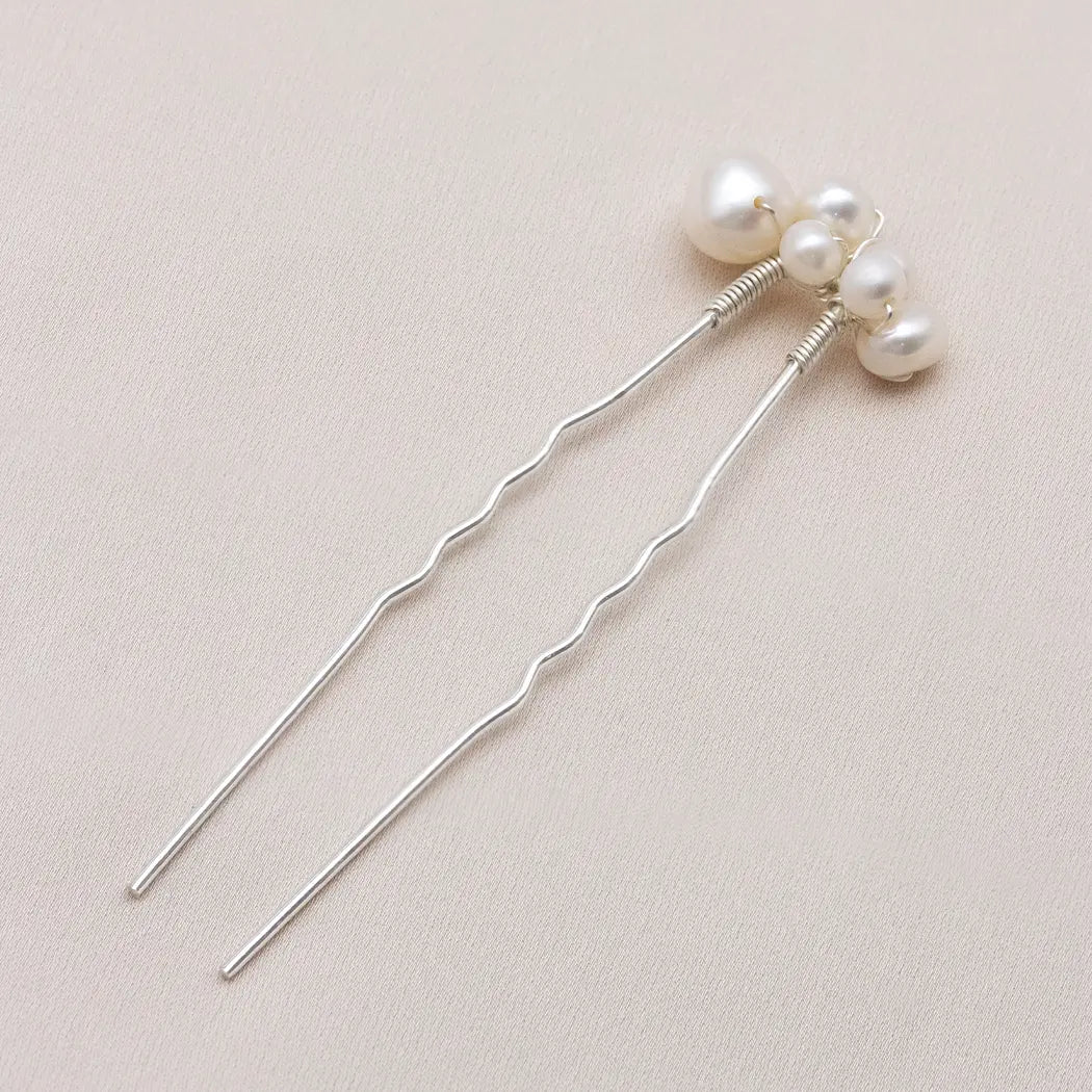 Medium Pearl Cluster Hair Pin