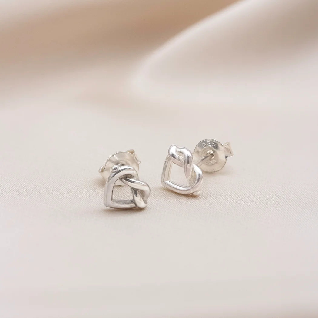 Heart Knot Earrings