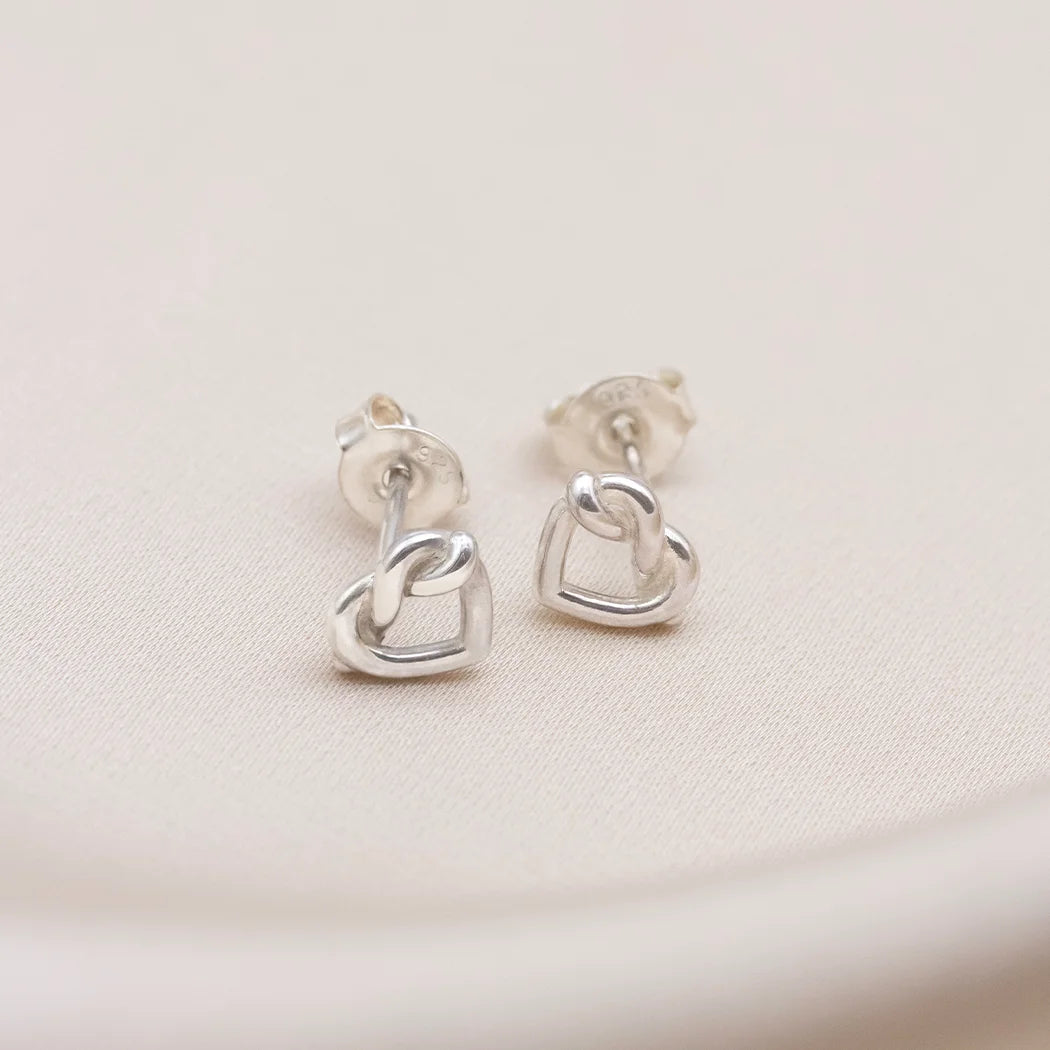 Heart Knot Earrings