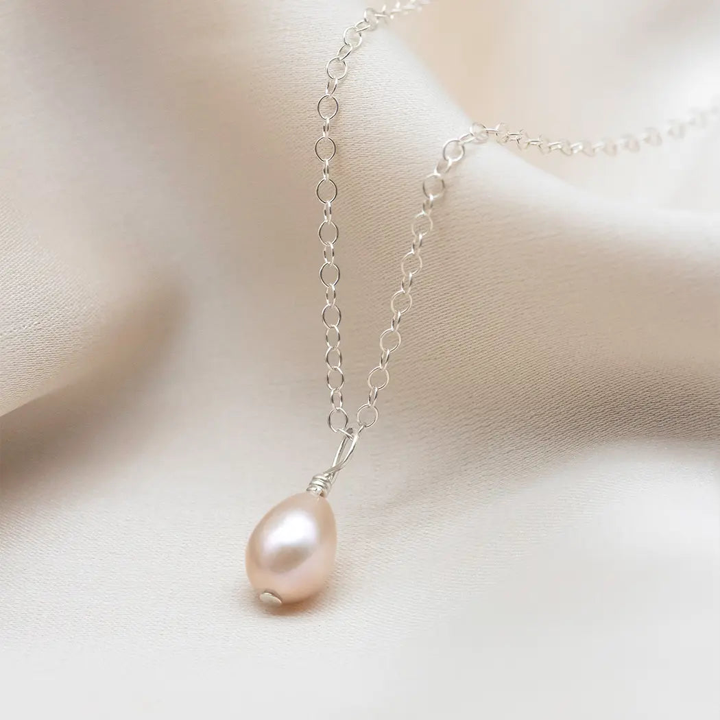 Mini Pink Pearl Necklace - Florence