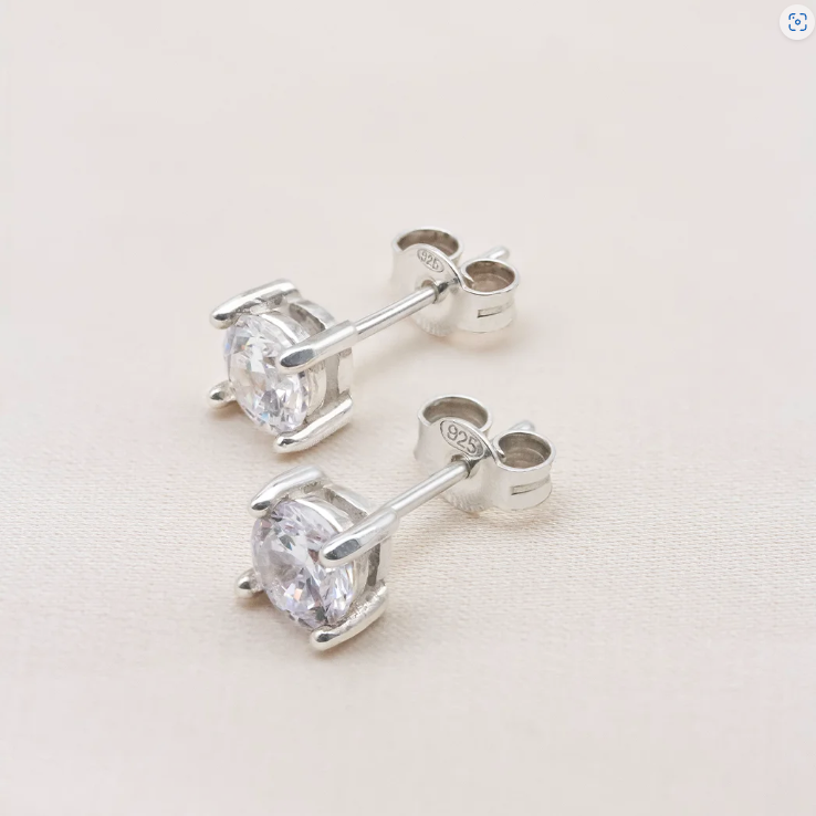 Birthstone Stud Earrings - 5MM (Select Your Birthstone)